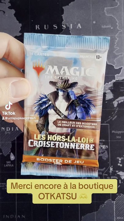 UntapUpkeepDrawFR ouverture booster Magic: The Gathering Les Hors-la-loi de Croisetonnerre