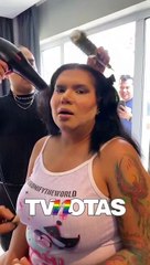 Así se alista Kimberly, la más preciosa para la marcha gay