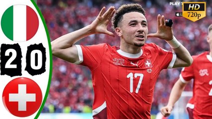 Switzerland vs Italy 2-0 Highlights And Goals Euro 2024 HD R.Vargas Goal