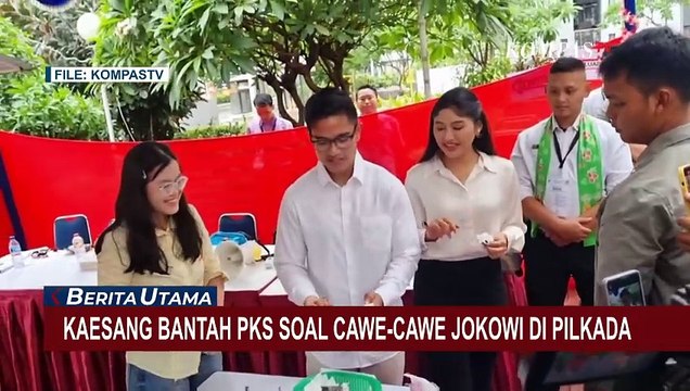 Kaesang Bantah Pernyataan Sekjen PKS Soal Cawe-Cawe Jokowi di Pilkada Jakarta