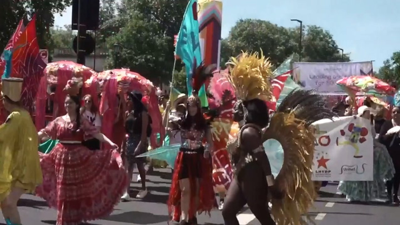 London Pride 2024: Thousands line streets for Britain’s biggest LGBTQ+ celebration