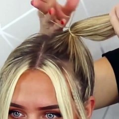 Space Bun For Short Hair berry