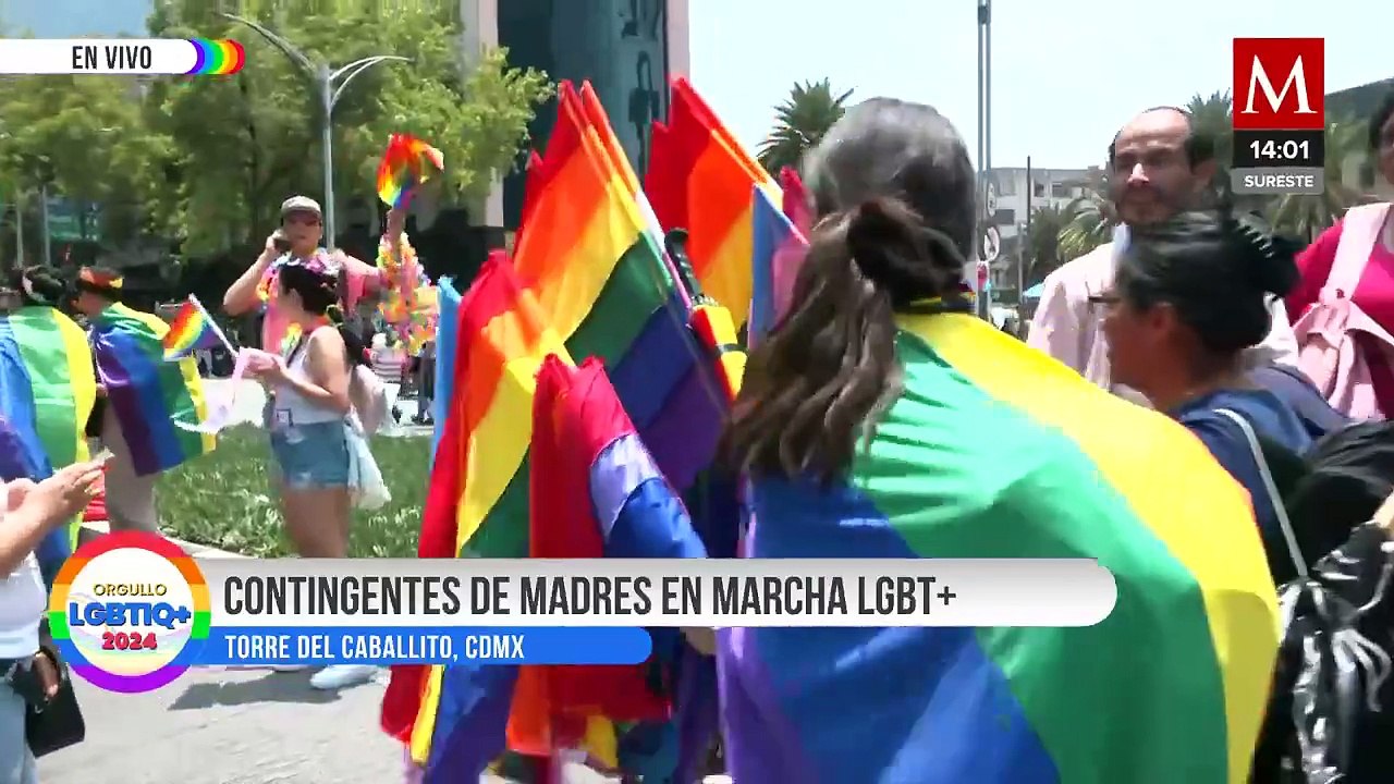 Madres lesbianas se hacen presentes en la Marcha del Orgullo