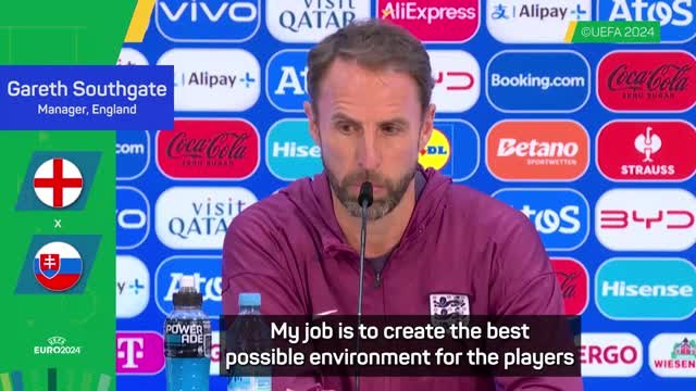 England fans' feeling towards me is irrelevant - Southgate