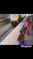 In England, parents missed the moment the stroller started to move out of the way