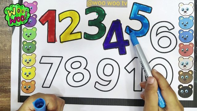 123 Numbers | 1234 Number Names | 1 To 20 Numbers | 12345 learning for kids | Counting Numbers