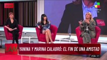Yanina Latorre expuso a Marina Calabró tras lo ocurrido con Rolando Barbano