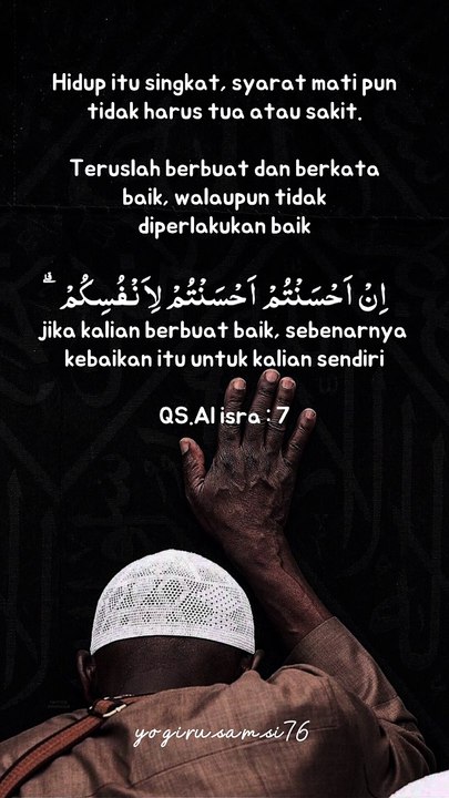 Hidup itu singkat