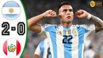 Argentina vs Peru 2-0 Full Match Highlights Copa America 2024 HD Lautaro Martinez Goals