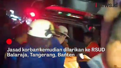Tabung Gas Bocor Hanguskan 2 Ruko di Balaraja Tangerang, 1 Orang Tewas