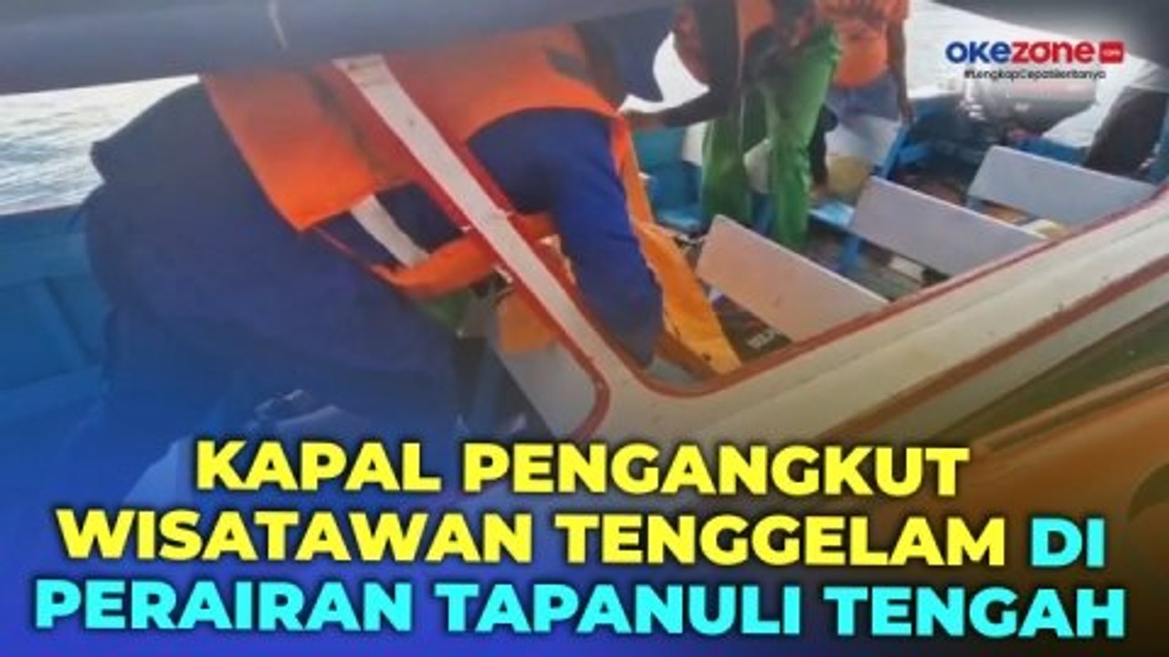Kapal Pengangkut Wisatawan Tenggelam di Perairan Tapanuli Tengah, 3 Tewas