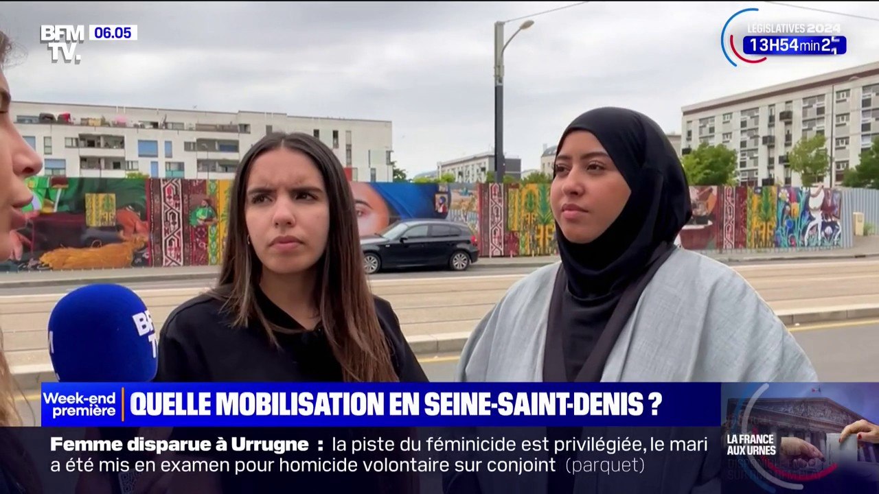 À Clichy-sous-Bois des habitants tentent de mobiliser les électeurs dans le cadre des élections législatives