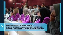 Mendag Zulhas Menginspirasi Mahasiswa Parahyangan dalam Kuliah Umum tentang Wirausaha dan Digitalisasi Perdagangan