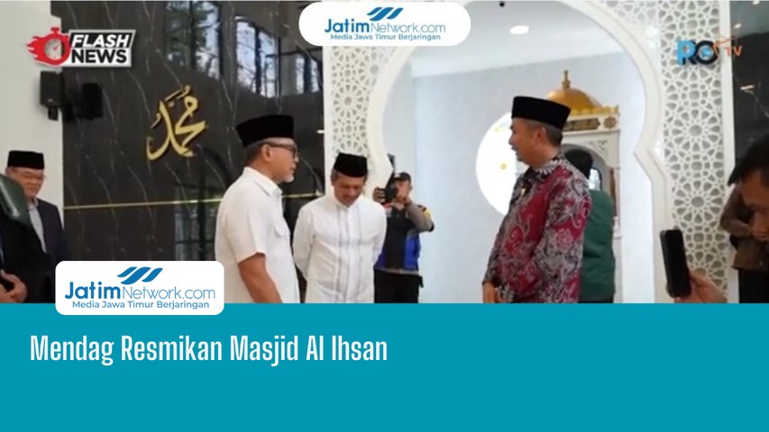 Mendag Resmikan Masjid Al Ihsan