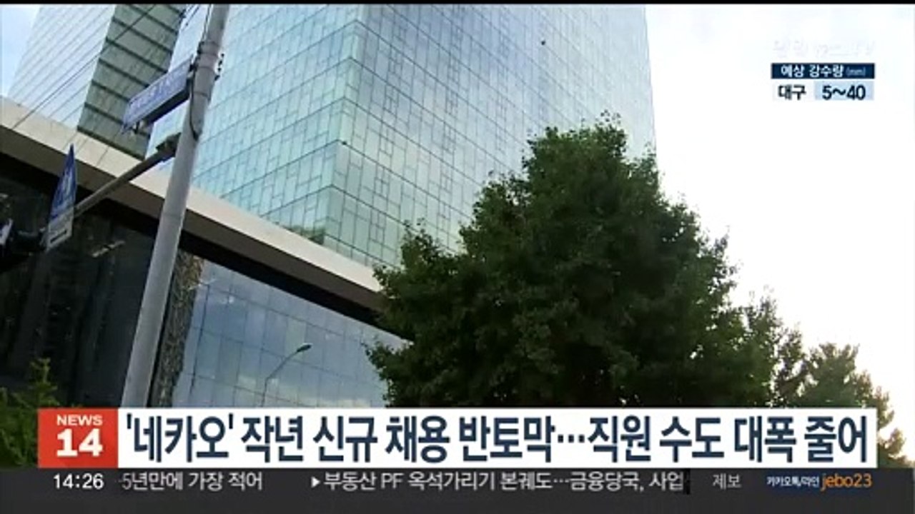 '네카오' 작년 신규 채용 반토막…직원 수도 대폭 줄어