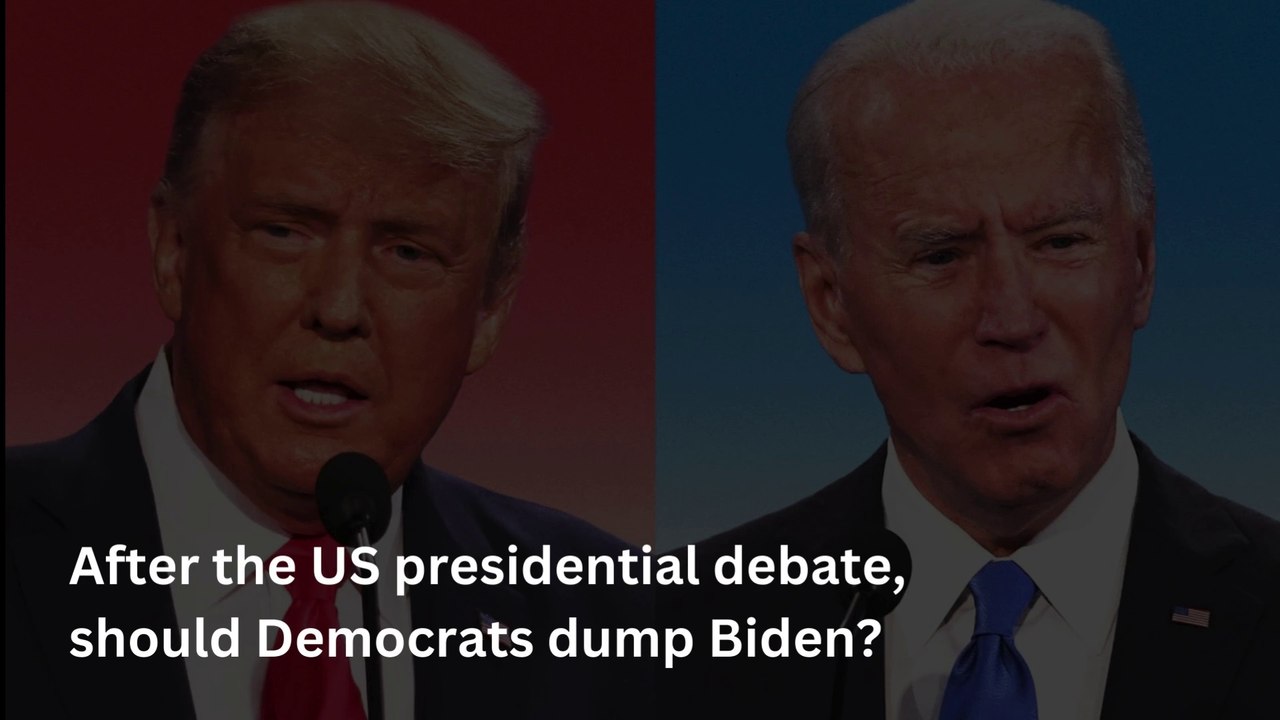 After the US presidential debate, should Democrats dump Biden?