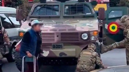 ビデオ：中国製のRPCタイガー装甲車がボリビアのクーデター未遂で笑いの種に