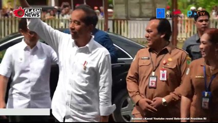 Kunjungi Barito Timur, Presiden Jokowi dan Menkes Tinjau RSUD Tamiang Layang dan Pasar Temanggoeng Djayakarti