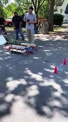RC tractor trailer parking competition