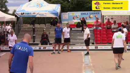 Quarts de finale M1, 17ème Trophée Emile Terrier, Satolas et Bonce 2024