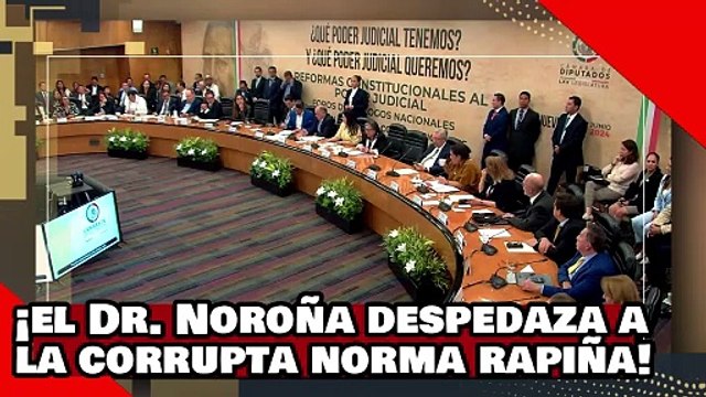 ¡VEAN! ¡el Dr. Noroña destroza a la corrupta Norma Rapiña por defender al podrido poder perjudicial!