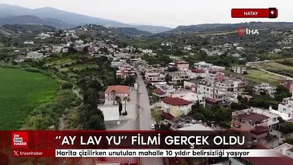 Hatay'da "Ay lav yu" filmi gerçek oldu
