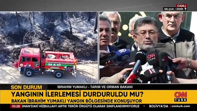 Bakan Yumaklı açıkladı: İzmir'deki orman yangınları kontrol altına alındı