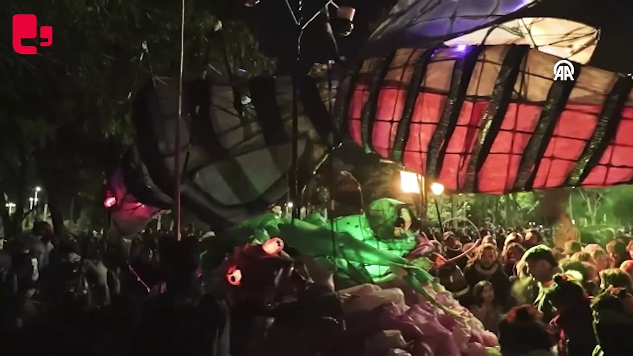 San Juan Gecesi Büyük Şenlik Ateşi etkinliği Arjantin'de düzenlendi