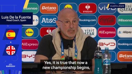 De la Fuente demanding 'maximum intensity' from Spain