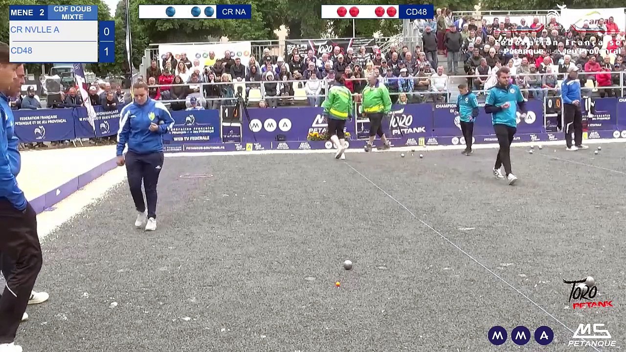CHAMPIONNAT DE FRANCE DOUBLETTE MIXTE - ST FLOUR 2024- 1/4