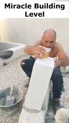 Miracle Building Level  - #funny #funnyfails #funnyvideo #humor #adamrose #construction #fails