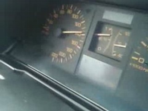 Mazda 323 GTS de 40 à 170km/h