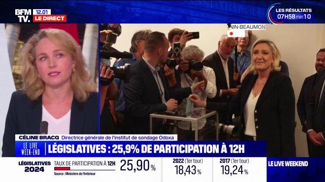 Marine Le Pen a voté à Hénin-Beaumont