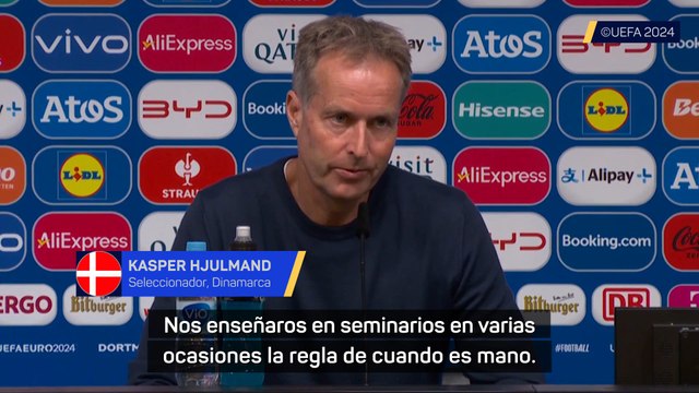 La RAJADA del ENTRENADOR de DINAMARCA tras la ACCIÓN VAR ante ALEMANIA