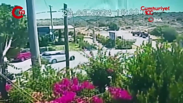 Çeşme yangını böyle başladı