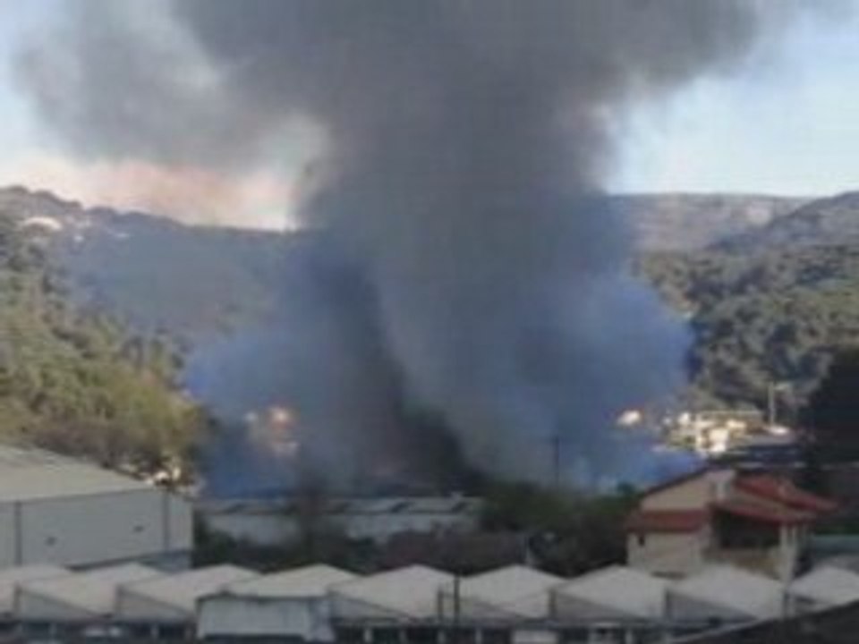 incendie entrepot