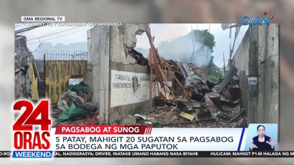 24 Oras Weekend Part 1 - Pagsabog sa Zamboanga; China humarang sa rescue?; Trahedya sa road trip; atbp.