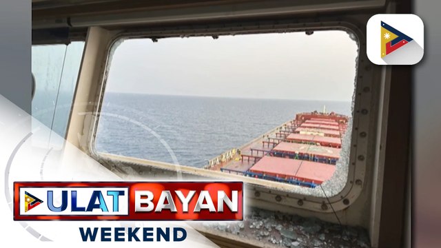 Limang seafarers na kasama sa sakay ng MV Transworld Navigator na inatake sa Red Sea, dumating na sa bansa