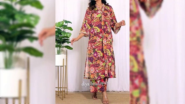 Same Print Salwar Kameez Designs |Stylish Simple Decent Dress Designs In Allover Prints