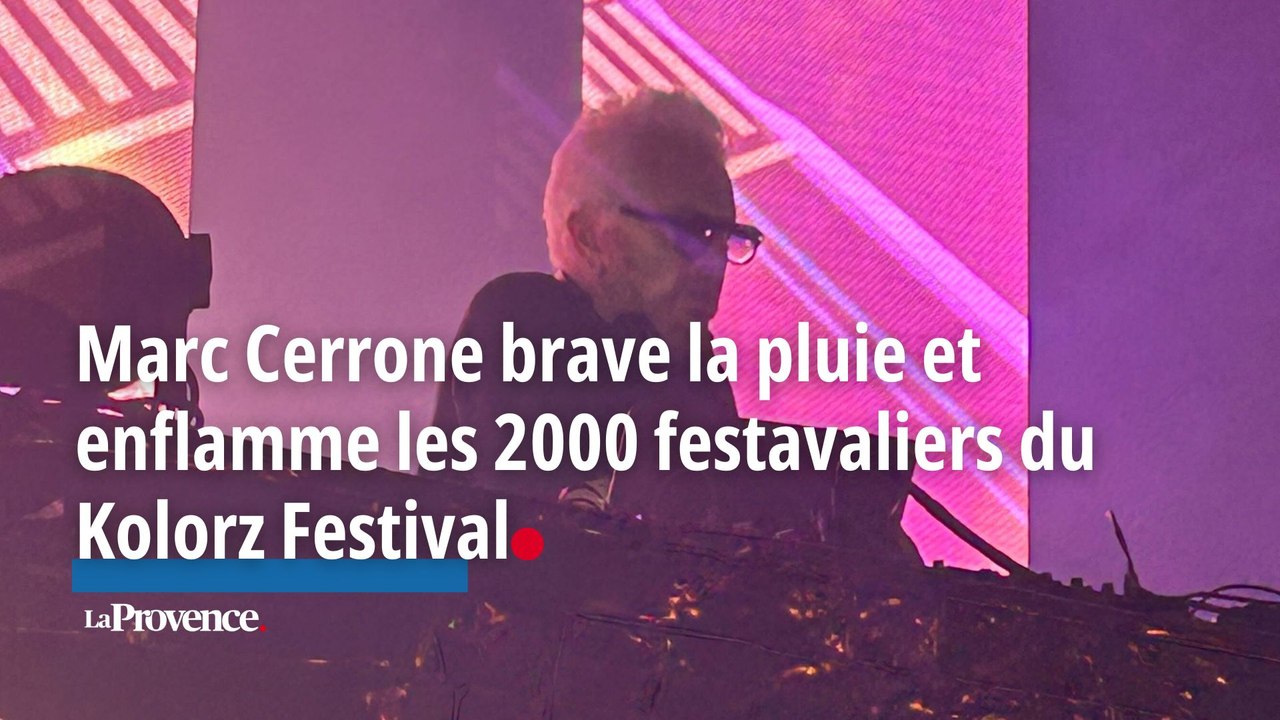 Marc Cerrone brave la pluie et enflamme les 2000 festivaliers du Kolorz Festival
