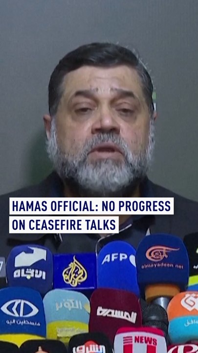 Hamas official: No progress on ceasefire talks