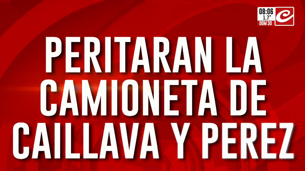 Desaparición de Loan: peritarán la camioneta de Caillava y Pérez