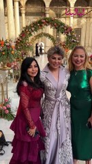 سهير جودة ورولا مصطفى خرسا ومريم أمين وسهير شلبي ودعاء فاروق في جفل عقد قران ابنة #مفيدة_شيحة