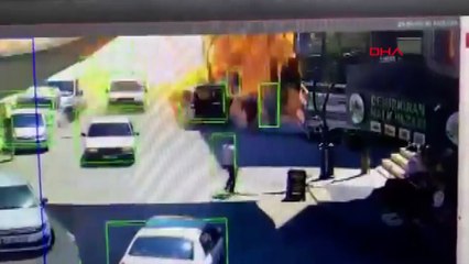 İzmir Torbalı'daki patlama anı kamerada