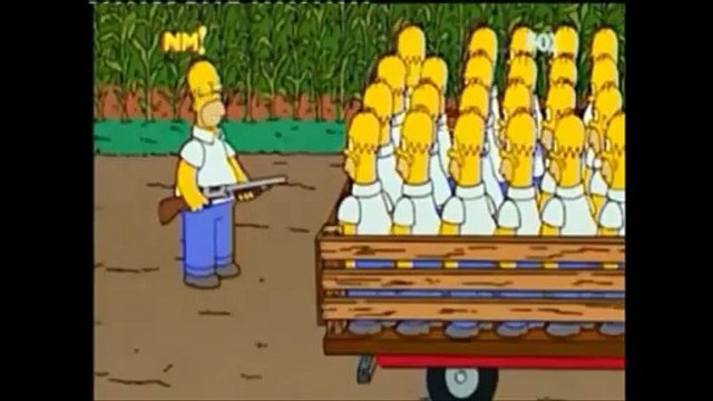 Homero ebrio en el taxi -SABEN COMO VOLVER A CASA LOS SIMPSON CLONES - TERMINATOR 2 - DISPARANDO A LA T1000 - POLICIAS MELLIZOS - Descubren a Mr Increible por culpa de Elastigirl - Helen golpea a Mirage en Cámara Velóz