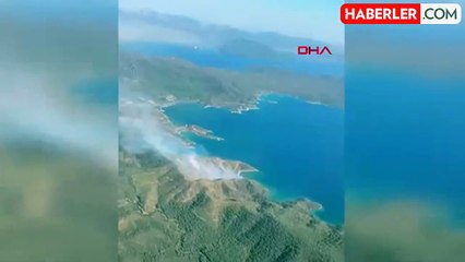Marmaris'te Orman Yangını Çıktı