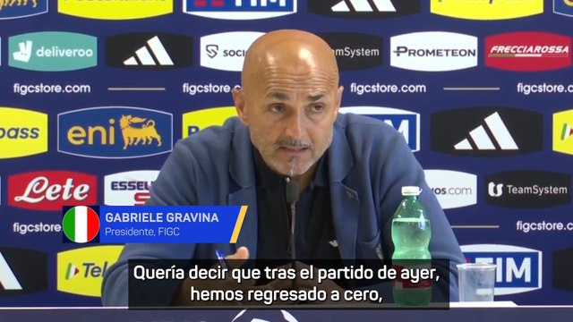 Spalletti: Debemos comenzar desde cero, con gente más joven