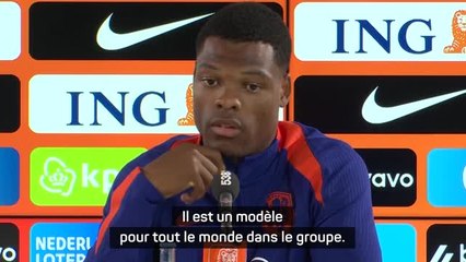 Pays-Bas - Dumfries : "Depay est un modèle pour tout le monde dans le groupe"