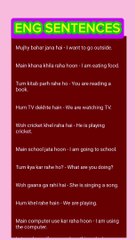 ENGLISH SENTENCES WITH TRANSLATION