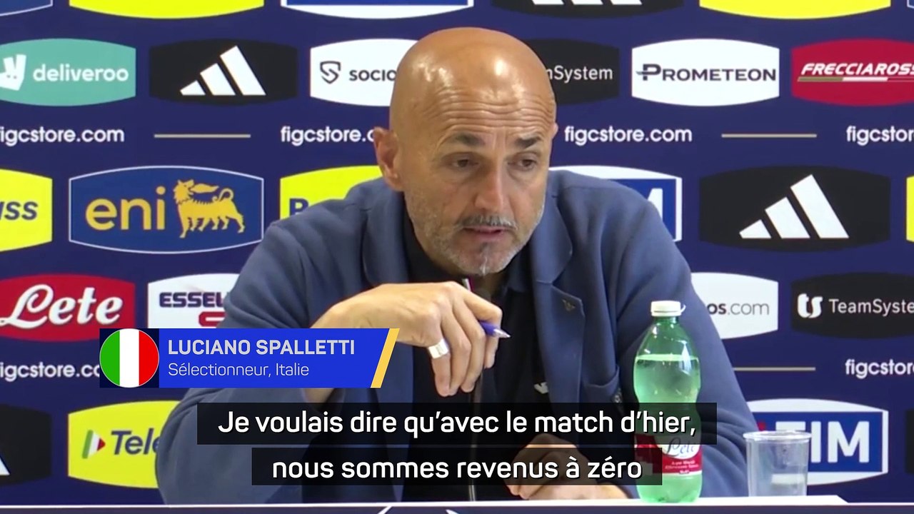 Spalletti : "Rajeunir encore plus l'effectif pour recréer un groupe le plus vite possible"